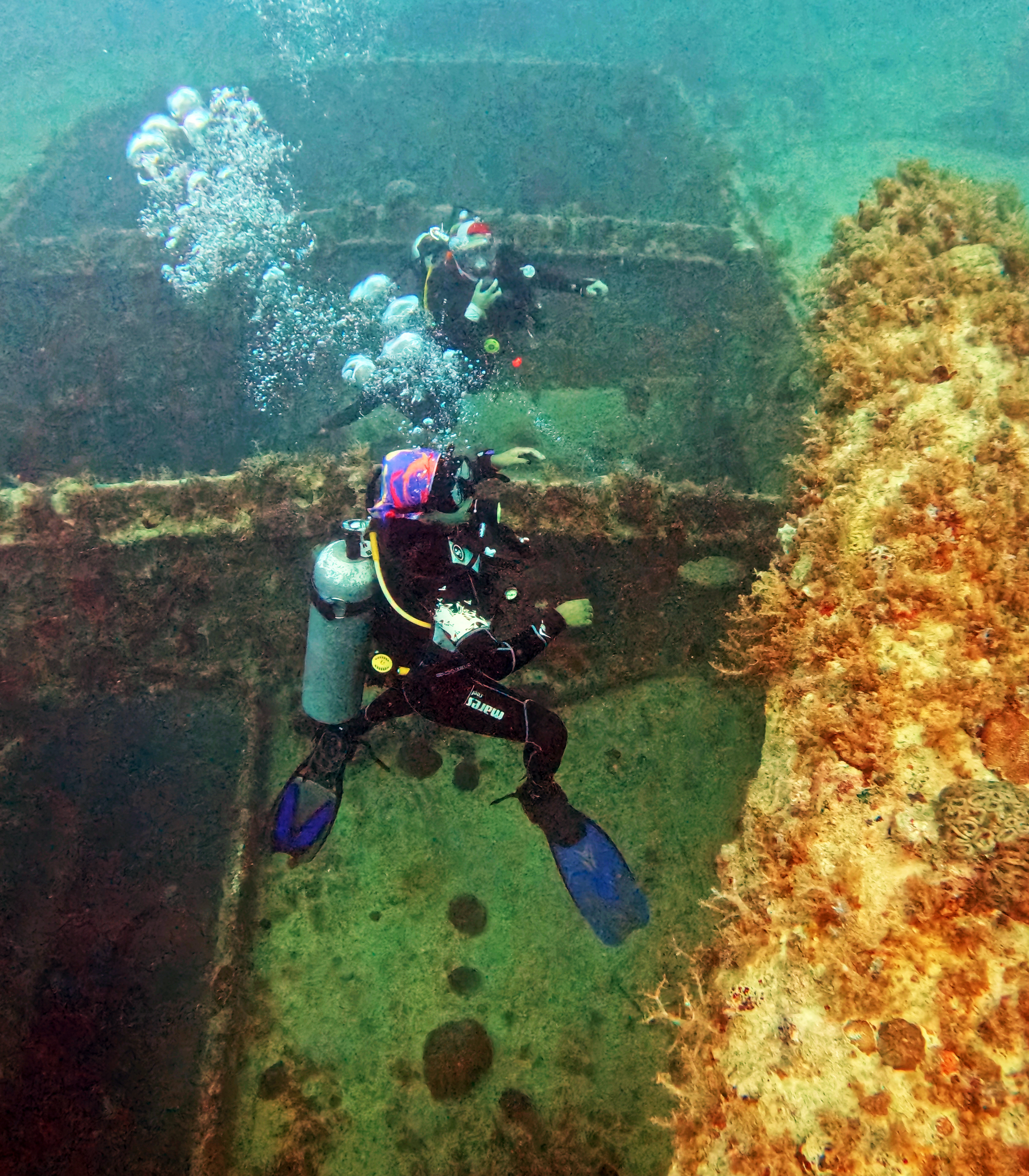 Picture taken during the dive