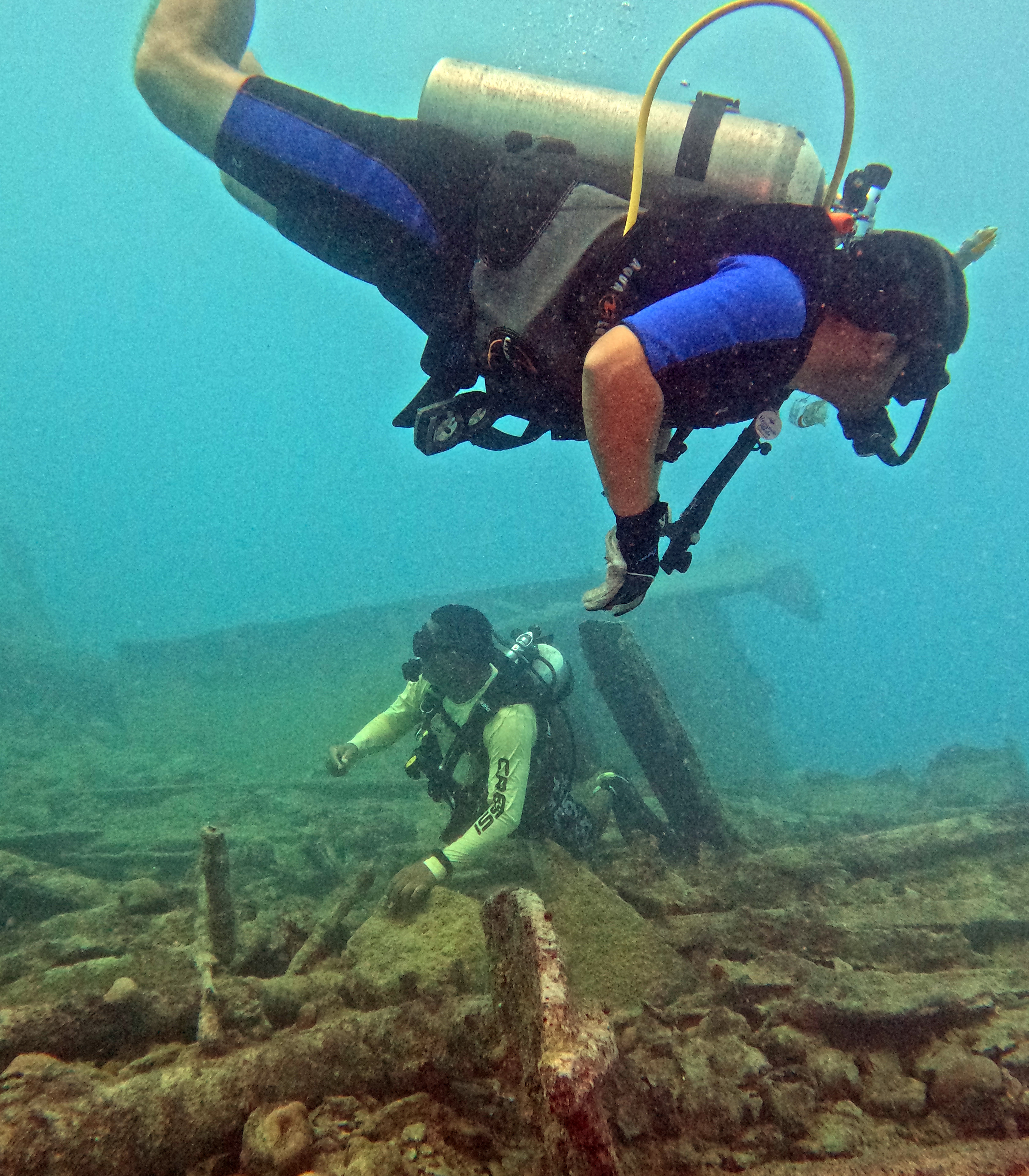 Picture taken during the dive
